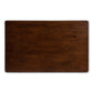 Seneca Dining Table Modern 59-Inch Dark Brown Finished Wood Design for Stylish Dining Spaces