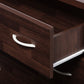 Maison Storage Chest Modern and Contemporary Oak Brown Finish Wood 3-Drawer