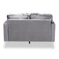 Clara Loveseat Modern Grey Velvet Fabric Upholstered 2-Seater Sofa for Stylish Living Rooms and Cozy Spaces