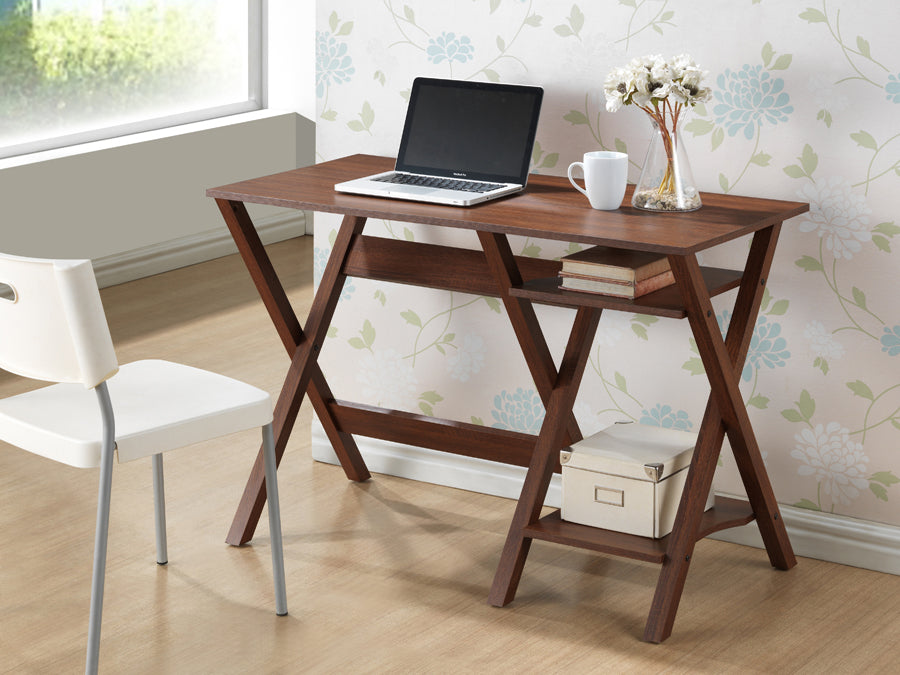 Crossroads Writing Desk Stylish Home Office Desk with Ample Storage and Modern Design for Productive Workspaces