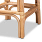 Athena Rattan Counter Stool - Modern Contemporary Design with Natural Finish for Stylish Home Decor