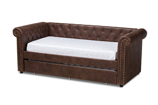 Mabelle Daybed with Trundle - Modern and Contemporary Upholstered Design