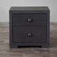 Espresso Silverstone Nightstand - Modern Bedroom Furniture with Sleek Design and Practical Storage Solutions