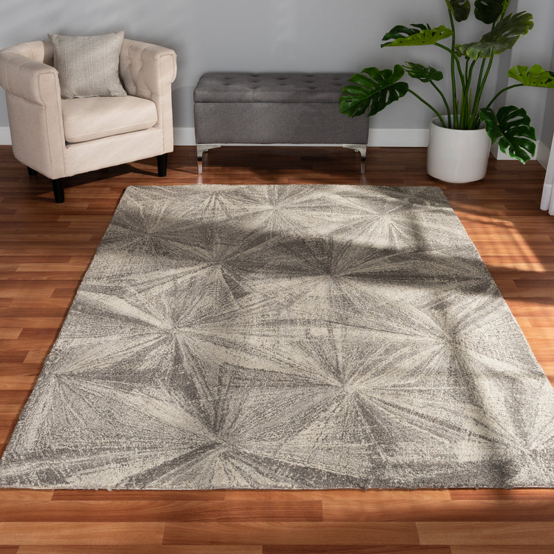 Barret Area Rug Modern Hand-Tufted Grey Wool Design for Stylish Home Décor