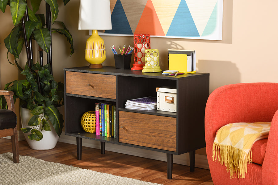 Auburn Mid-Century Modern Sideboard Scandinavian Style Storage Cabinet with Ample Space for Organizing and Displaying Items