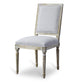 Clairette Wood Traditional French Accent Chair - Elegant Upholstered Seating for Living Room or Bedroom Decor