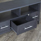 Espresso TV Stand with Three Drawers for Organized Entertainment Storage Solutions