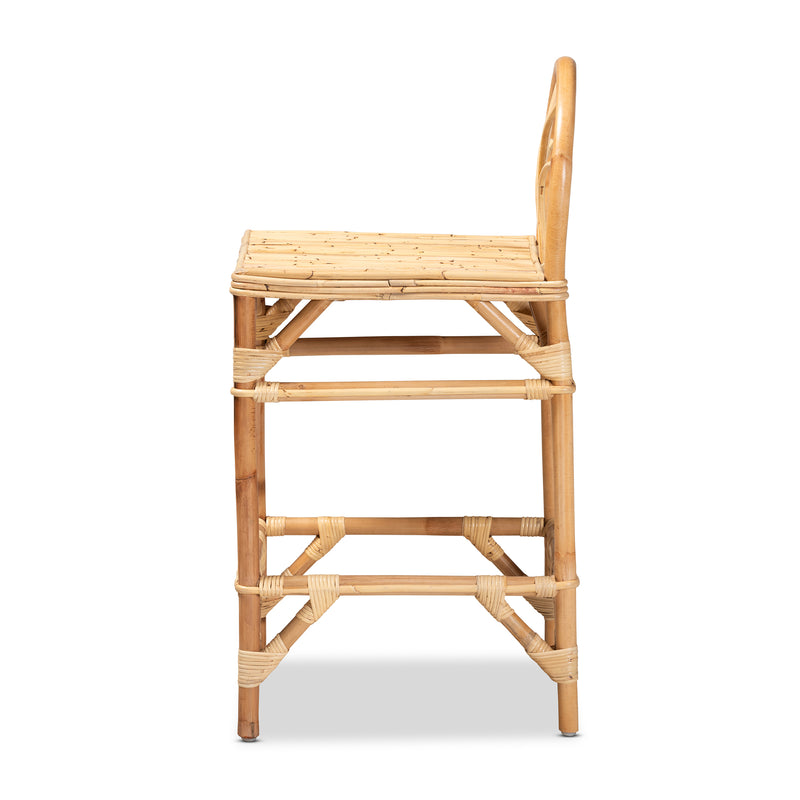 Seville Rattan Counter Stool Modern and contemporary design with natural finish for stylish home decor.