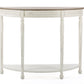 Vologne Console Table Traditional White Wood French Design for Elegant Home Decor