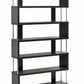 Barnes Bookcase Dark Brown Six-Shelf Modern