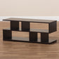 Arne TV Stand Modern Dark Brown Finished Wood Entertainment Center for Living Room Storage and Display