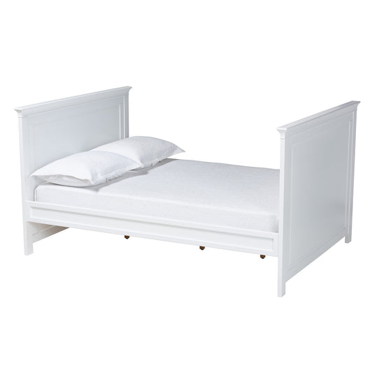 Ceri Daybed - Classic and Traditional White Finished Wood