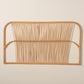 Laina Queen Size Wall-Mount Headboard in Modern Bohemian Natural Brown Rattan