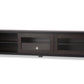 Beasley TV Cabinet 70-Inch Dark Brown with 2 Sliding Doors and Drawer