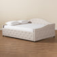 Becker Daybed - Modern and Contemporary Transitional Beige Fabric Upholstered