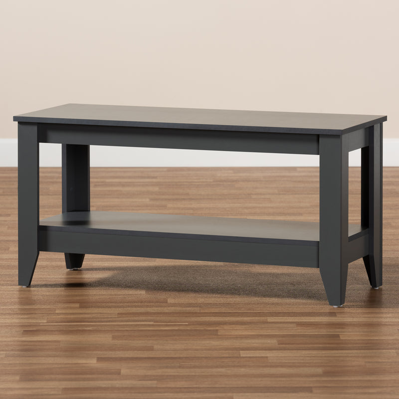 Elada Coffee Table Modern and Contemporary Grey Finished Wood