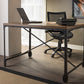 Greyson Vintage Industrial Antique Bronze Wood Desk for Home Office with Rustic Charm and Functionality