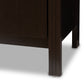 Marley TV Stand Modern Contemporary Wenge Brown Finish for Stylish Living Room Storage and Entertainment Solutions