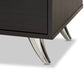 Warwick TV Stand Modern Espresso Brown Finished Wood Entertainment Center with Storage for Living Room