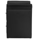 Victoria Nightstand - Matte Black PU Leather with 2 Storage Drawers