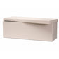 Haide Ottoman Modern and Contemporary Beige Fabric Upholstered Storage