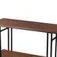 Newcastle Console Table Stylish Wood and Metal Design for Entryway or Living Room Decor