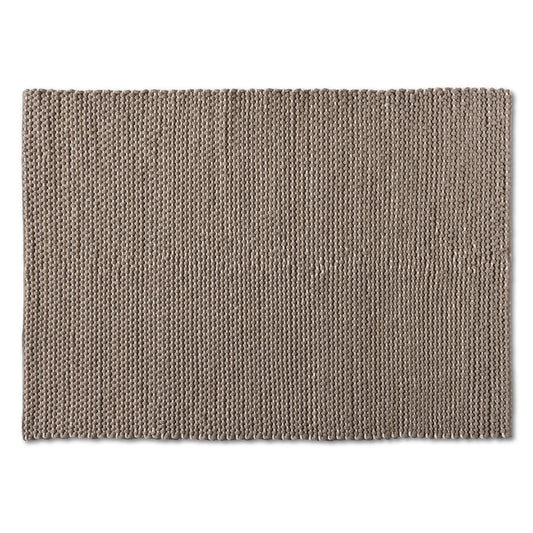 Colemar Area Rug Modern and Contemporary Grey Handwoven Wool Dori Blend