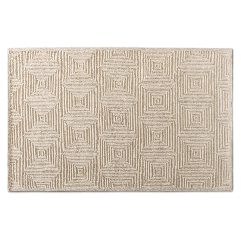 Sovanna Area Rug Modern Ivory Hand-Tufted Wool Design for Stylish Home Décor