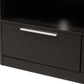 Carlingford TV Stand Modern Contemporary Espresso Brown Wood with 2 Drawers for Living Room Storage and Entertainment