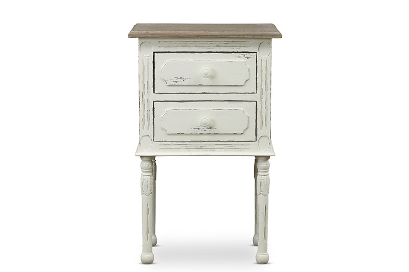 Anjou Nightstand Traditional French Accent Furniture for Elegant Bedroom Decor