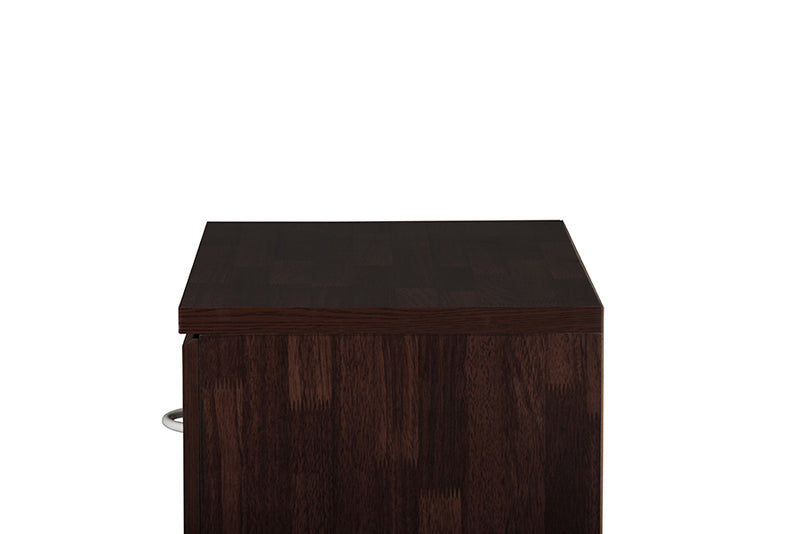 Maison Storage Chest Modern and Contemporary Oak Brown Finish Wood 4-Drawer