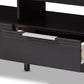 Elaine TV Stand - Modern Wenge Brown Entertainment Center with Storage Solutions for Your Living Room